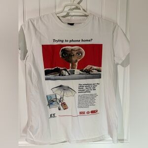 Cakeworthy x Academy Museum E.T. Graphic Tee Size L White ET phone home